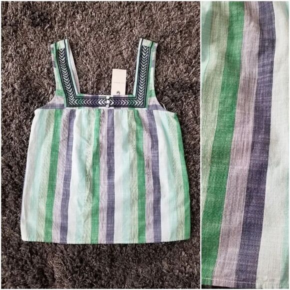 Lucky brand stripes top S - Picture 1 of 5